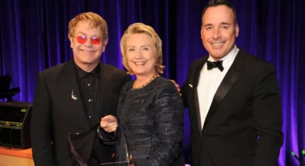elton john and hillary clinton