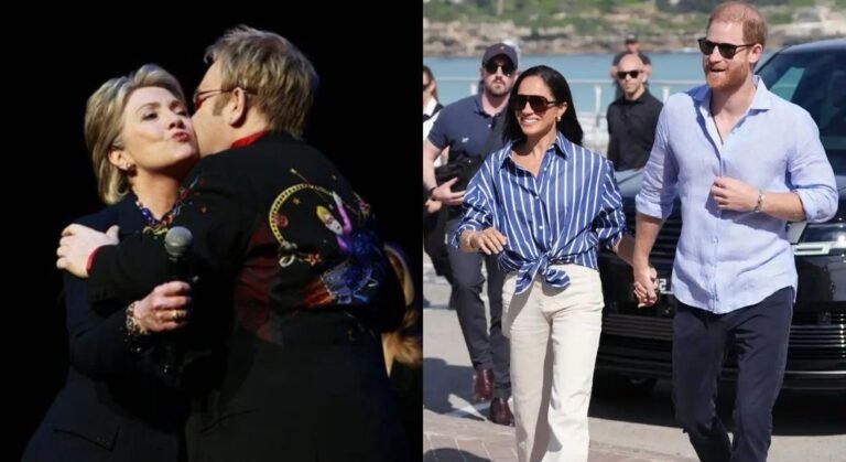 elton john and hillary clinton